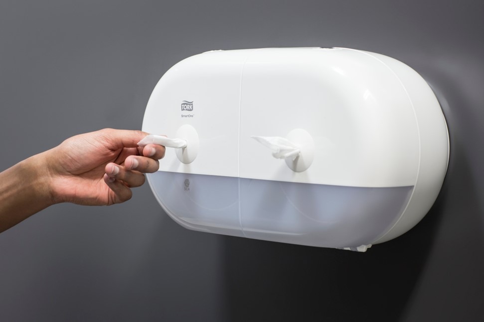 Find vores dispensere til toiletpapir i ark - få hurtig levering
